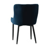 2X Brown/Grey Faux leather/Velvet Dining Chairs Set Kitchen Dining Room Chairs