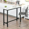 Tall Breakfast Bar Table Industrial Kitchen Dining Room Furniture Modern Style