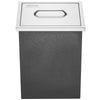VEVOR 14"x12"x18" Drop in Ice Chest Ice Cooler Ice Bin Stainless Steel w/Cover