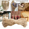 Braided Twisted 6mm-40mm Natural Jute Hessian Rope Decking Garden Sash Rope Cord