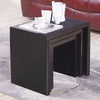 Nest Of Tables Coffee Table 3 Side End Lamp Table Living Room Furniture Black