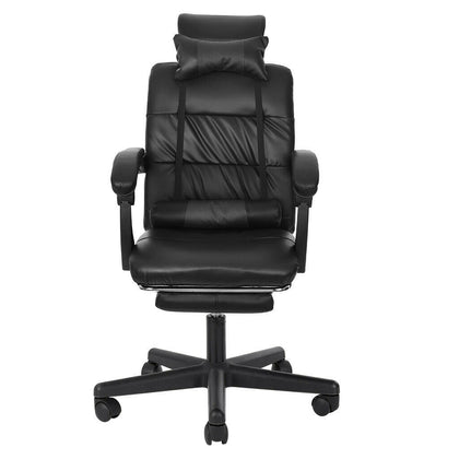 Executive Massage Racing Gaming Chair Swivel Office Desk Recliner With Footrest