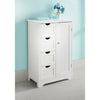Saxony Bathroom Unit - Clean Lines & Crisp White Finish - Cabinet/Cupboard - MDF