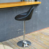 2x Bar Stools Kitchen Swivel Gas Lift Stools Breakfast Pub Chairs PU Leather UK