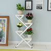 4 Tier Plant Flower Pot Stand Bookcase Display Shelf Home Office Shelving Unit