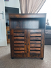 Rustic Storage Sideboard Bathroom Kitchen Hall Side Cabinet Cupboard Doors Shelf