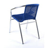 Aluminium Chrome Bistro Table Square Round Stacking Chair Cafe Outdoor Furniture