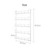 5 TIER SPICE HERB JAR RACK HOLDER FOR KITCHEN DOOR CUPBOARD STORAGE / WALL UK