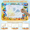 Large Children Magic Aqua Doodle Water Painting Drawing Mat Kids Board Toy + Pen
