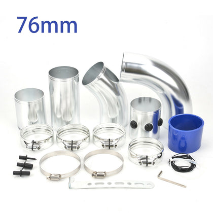 76mm UNIVERSAL PERFORMANCE COLD AIR FILTER INDUCTION INTAKE PIPE HOSE KITS UK