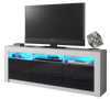 TV Unit 160cm Modern Cabinet Stand Sideboard High Gloss/Matt Doors With Free LED