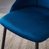 2Pcs Velvet Dining Chairs Living Room Luxury Chairs Morden Counter Chairs UK
