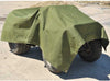 Heavy Duty Tarpaulin Waterproof Sheet Thick Army Green Tarp Ground Canvas Cover