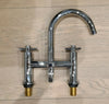 CROSS HEAD BATH SHOWER MIXER TAP SWIVEL SPOUT FILLER INC HANDSET & HOSE OCTAVO