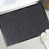 Non Slip Rubber Mat Door Mats Indoor Outdoor Washable Rugs Welcome Door Mat (40cm x 60cm (16" x 24") Gray)