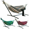 Large Garden Hammock With Heavy Duty Steel Frame Outdoor Swing Bed Camping Patio