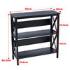 3 Tier Storage Shelf Hallway Console Table Display Stand Bookcase Shelving Unit