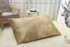 LARGE RECTANGLE CRUSHED VELVET FLOOR SEATS CUSHION COVERS LOUNGER 60x80CM