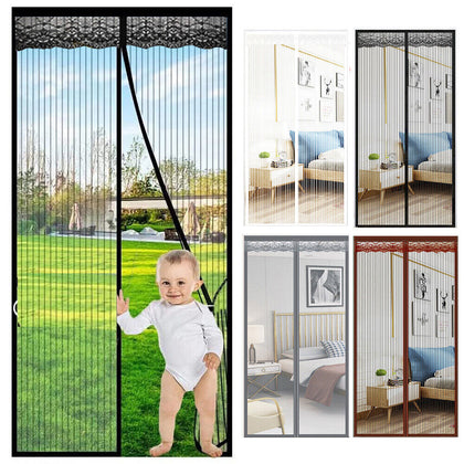 Magnetic Insect Magic Door Net Screen Fly Bug Mosquito Insect Curtain Mesh Guard