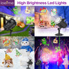 LED Christmas Laser Projector Light Snowflake Outdoor Indoor Garden Landscapes