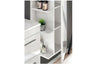 Modern White Gloss Bathroom Wall Hung Storage Cabinet Door Unit Soft Close Twist