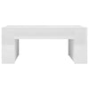 Coffee Table Chipboard living Room Office Beside End Side High Gloss White