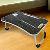 Laptop Bed Tray Table Portable Lap Desk Notebook Breakfast Tray Cup Slot UK