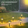 6X Solar Garden LED Stake Lights Waterproof Outdoor Lawn Pathway Landscape Lamp