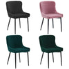 2X Velvet Dining Chairs Diamond Seat Padded Kitchen Dining room Chairs CLIPOP