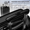 Set of 3 Large Cabin Suitcase Hard Shell Travel Trolley Hand Luggage 20 24 28 "