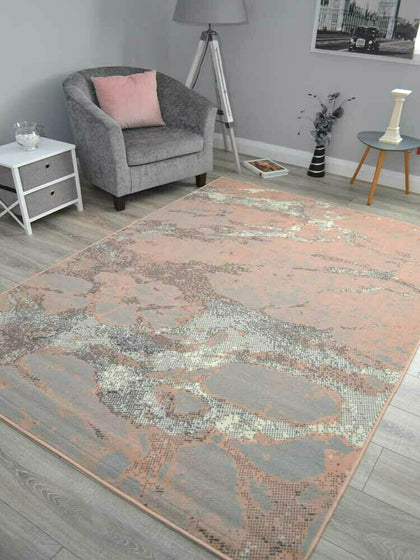 New Blush Pink Grey Marble Small Extra Large Floor Carpet Area Rugs Mats Cheap