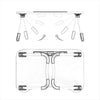 Folding Laptop Table Stand Bed Computer Desk Bed Picnic Stand Notebook Tray Home