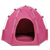 Folding Pet Tent House Dog Cat Puppy Playing Nest Kennel Waterproof Soft Bed UK