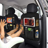 2X Car Back Seat Organiser pad Tablet Holder Storage Kick Mats Kids Toys Bag