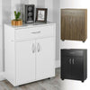 Small 2 Door 1 Drawer Hallway Living Room Sideboard Wooden Storage Cabinet Unit