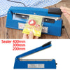 Impulse Heat Sealer Plastic Bag Film Sealing Machine Metal ABS 200mm 300mm 400mm