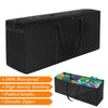 600D Waterproof Outdoor Garden Patio Furniture Cushion Cover Storage Bag Black
