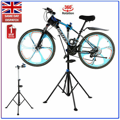 Adjustable Bicycle e Bike Repair Stand Cycle Maintenance Mechanic Workstand Rack