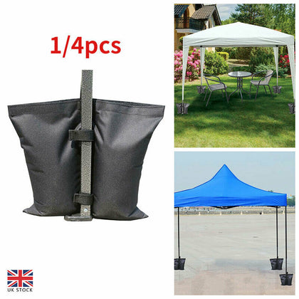 1/4x Garden Gazebo Foot Leg Feet Weights Sand Bag for Marquee Party Tent Set UK