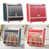 Makeup Case Plastic Perfume Skin Care Storage Box Desktop Container w/ Clear Lid