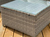 Victoria Rattan Garden Furniture Corner Sofa Lounge Set In/Outdoor Extra Wide