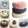 Pet Dog Cat Bed M/L/XXL/3XL/4XL-sized Luxury Shag Warm and Fluffy Donut Cushions
