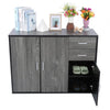 Modern Sideboard w/ Drawer&Door TV Stand Cupboard Display Cabinet Storage Grey