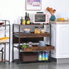 4-Tier Mobile Kitchen Storage Cart w/ Wheels Kitchen & Dining Room