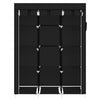 67" Clothes Organizer Fabric Wardrobe Storage Organizer 10 Shelves Water-Proof
