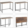 Folding Study Coffee Table Foldable Computer Desk Wooden Laptop Office Tables