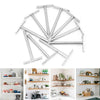 10Pcs 5'' Floating Shelf Concealed Hidden Support Screw Bracket Wall Mounting