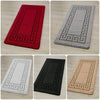NON SLIP ROCCO PLAIN RUGS LIVING ROOM BEDROOM HALLWAY RUG /MAT/ RUNNER