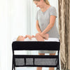 Baby Nursary Table Bath Unit Folding Infant Changing Station W/ Storage Rack