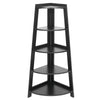 4, 5 Tier Corner Shelf Bookshelf Display Storage Stand Rack Ladder Home Office